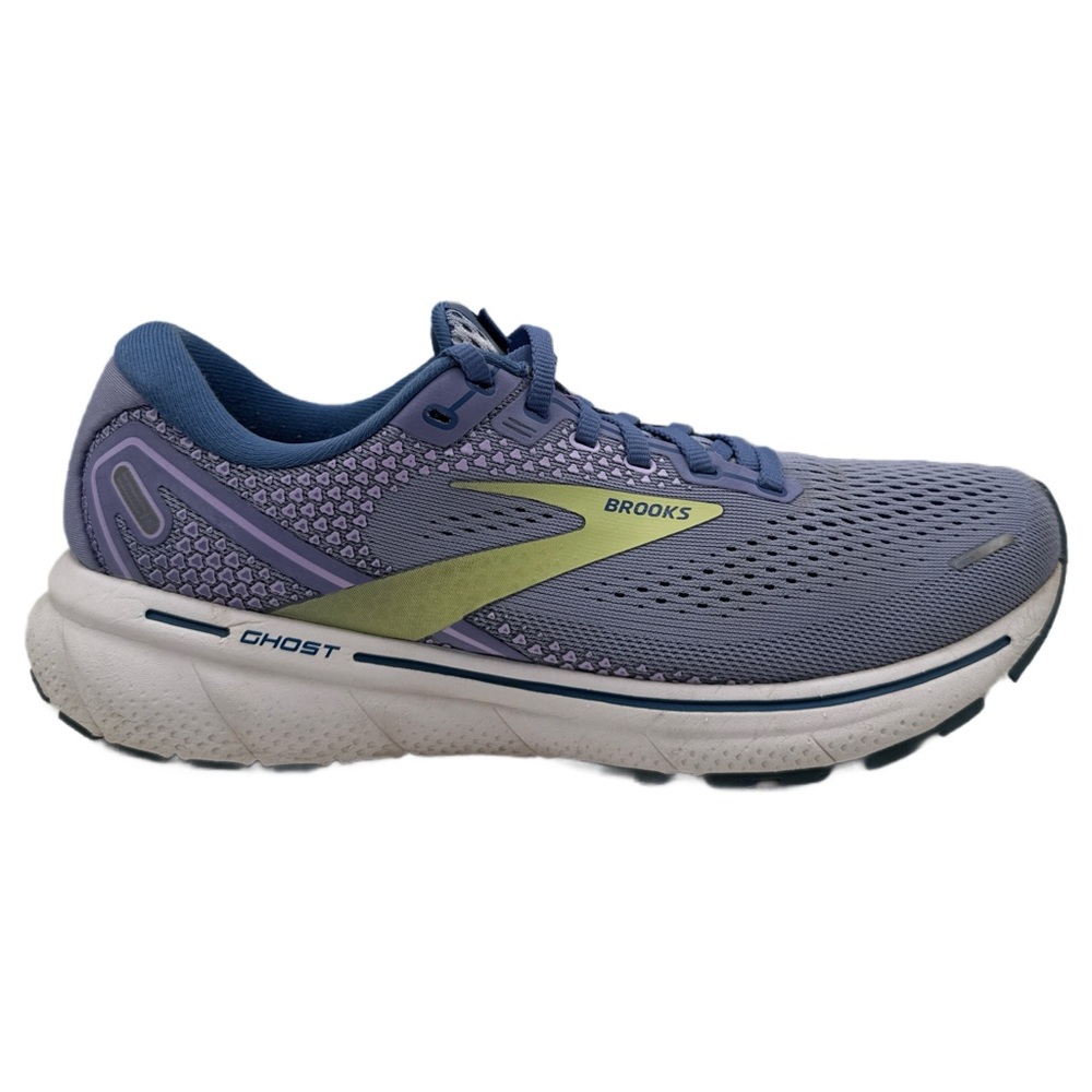 Brooks Ghost 14 Women's Running Shoes Purple Impression & Dutch Lime Size 9.5 M